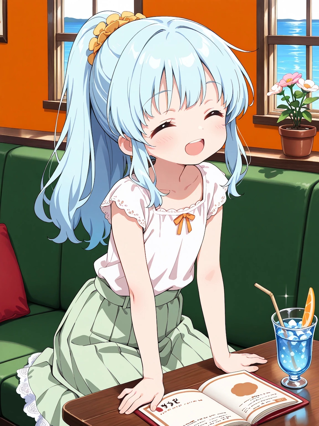 おやつの時間・あおいちゃん