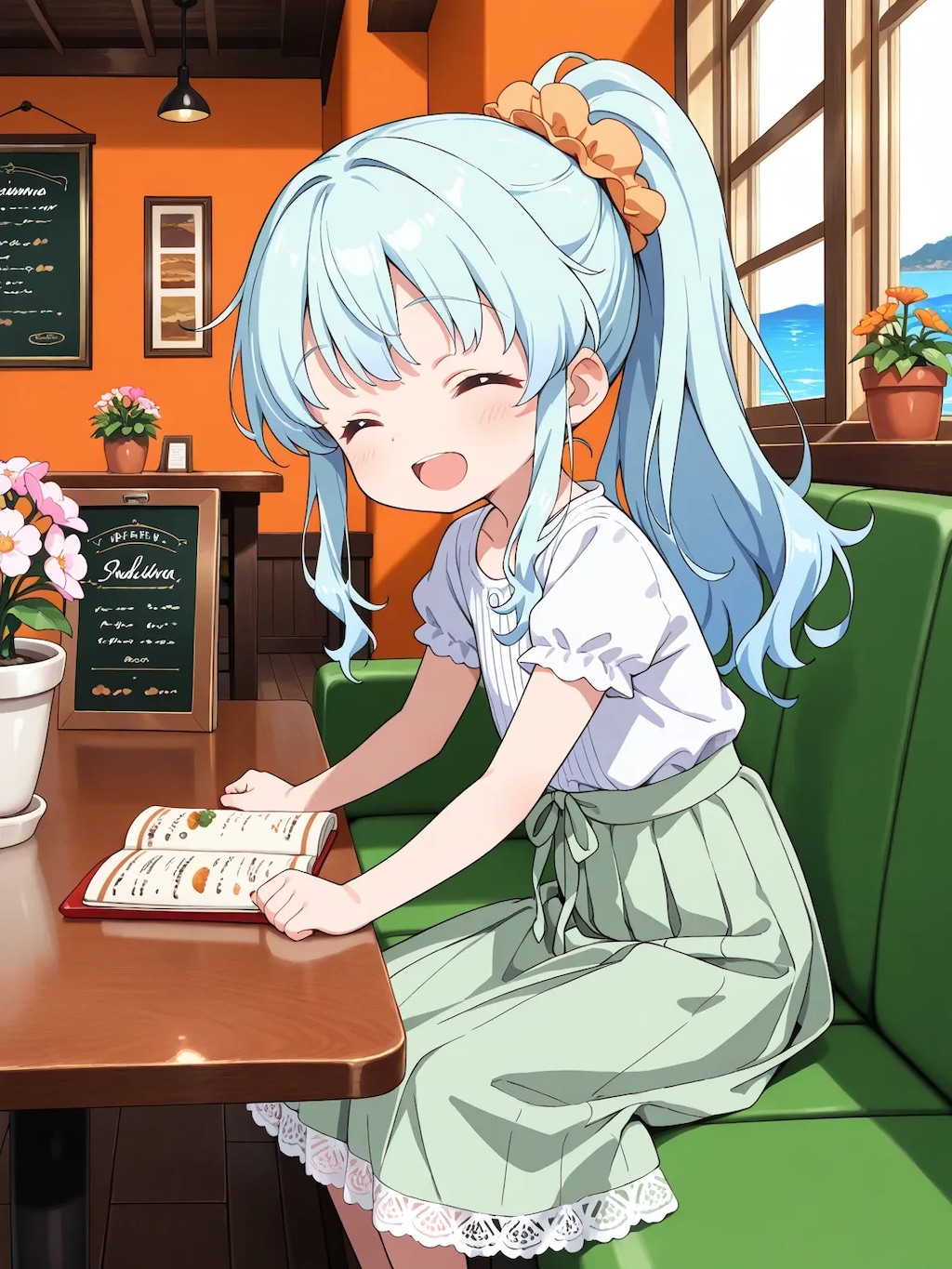 おやつの時間・あおいちゃん