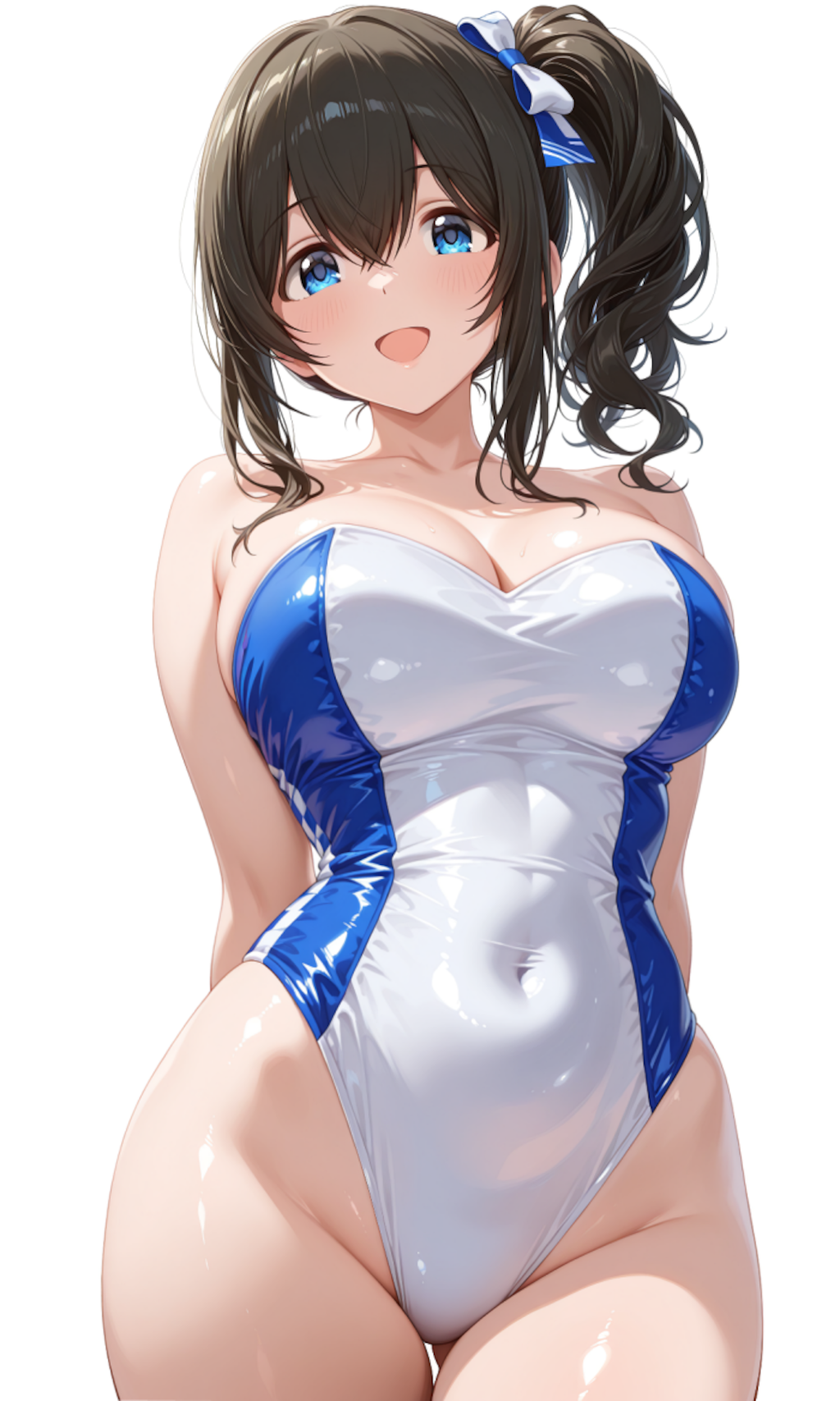 人気アイドルFとMのハイレグレースクイーンコス撮影会