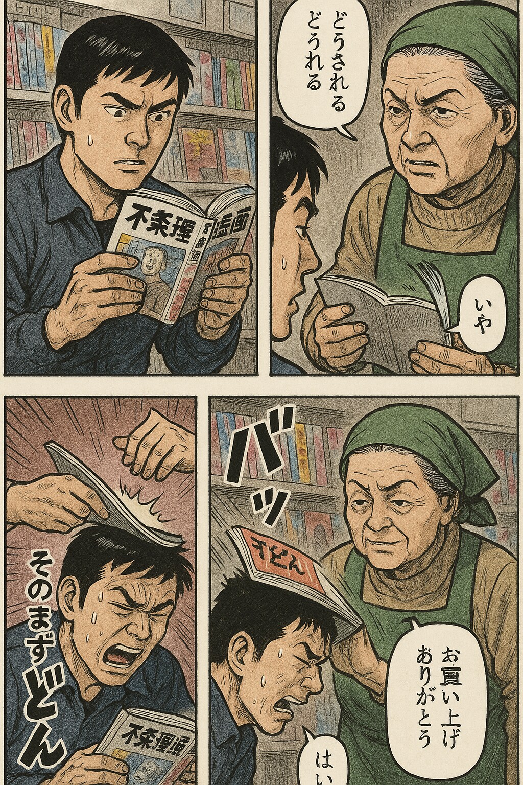 立ち読み客の対処法