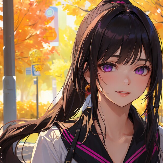 碧嶋水都　黒髪ロング | の人気AIイラスト・グラビア