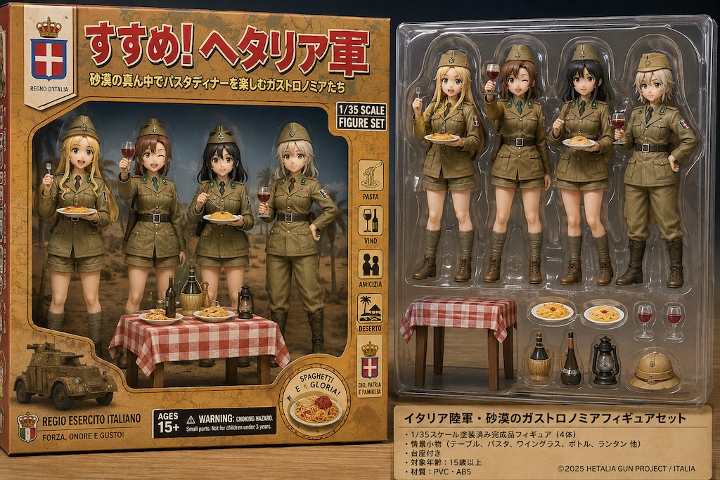 【あの子をフィギュア化】すすめ！ヘタリア軍(倒錯者の館さん主催「あの子をフィギュア化」エントリー作品)