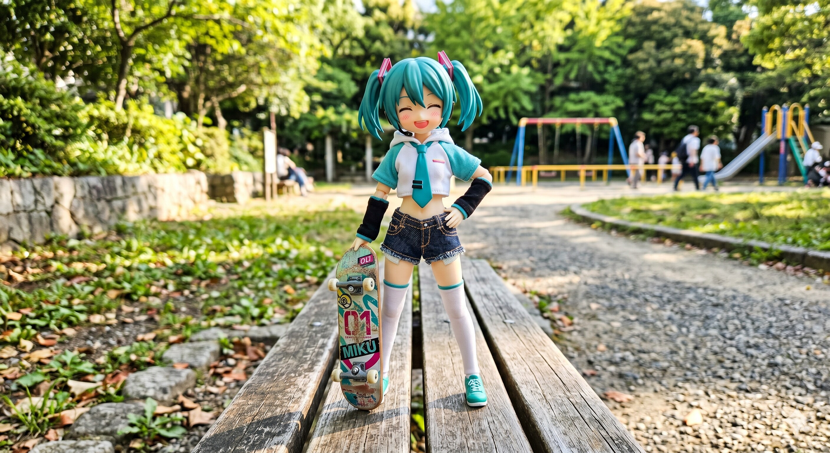 スケボー ミクちゃん✨