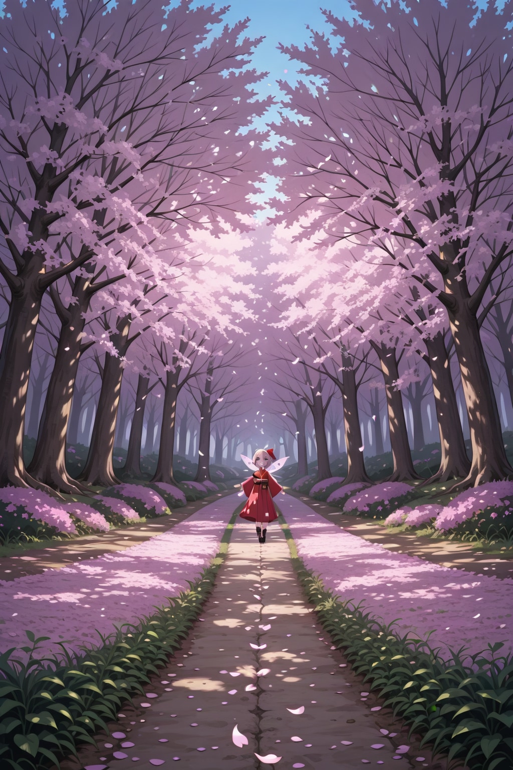 花咲く道 | の人気AIイラスト・グラビア