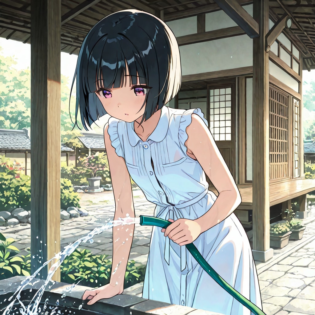 水撒き