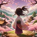東風吹かば匂ひおこせよ梅の花あるじなしとて春な忘れそ・アニメ編 2枚目