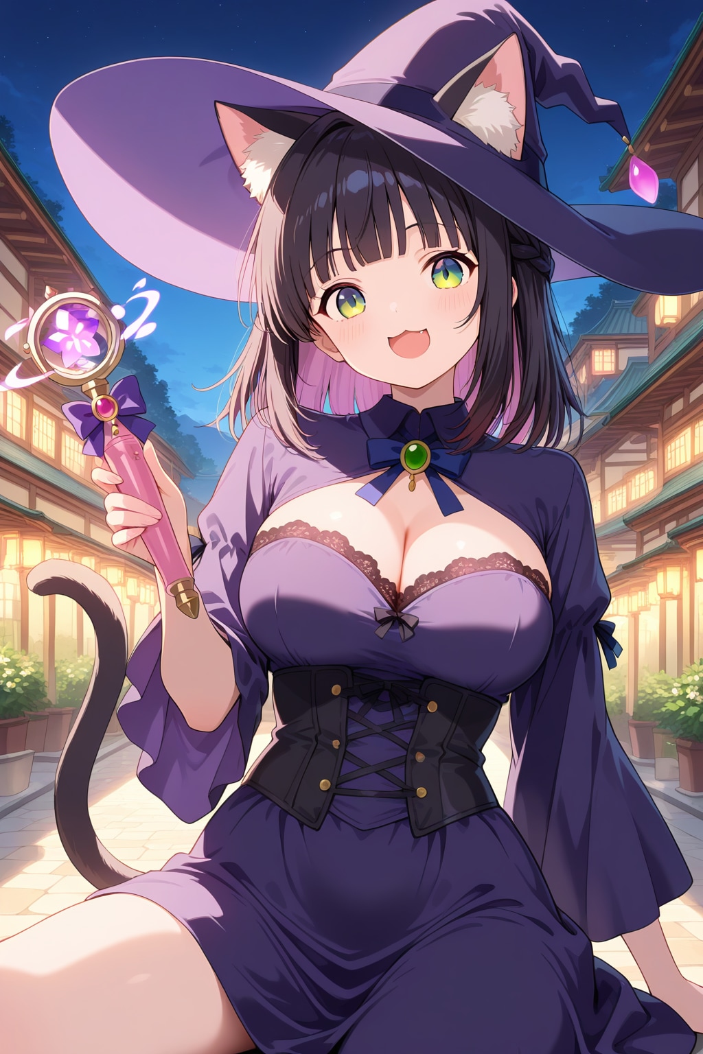緑眼魔女コス磨莉衣【スティック】