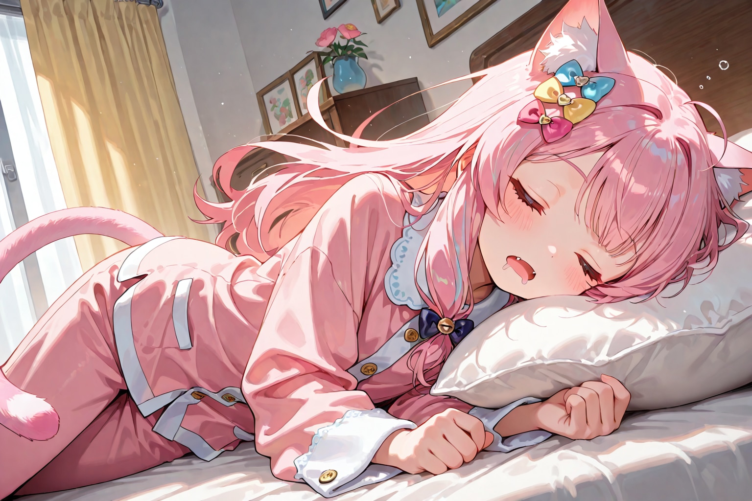 今日の猫耳ピンクちゃん | の人気AIイラスト・グラビア