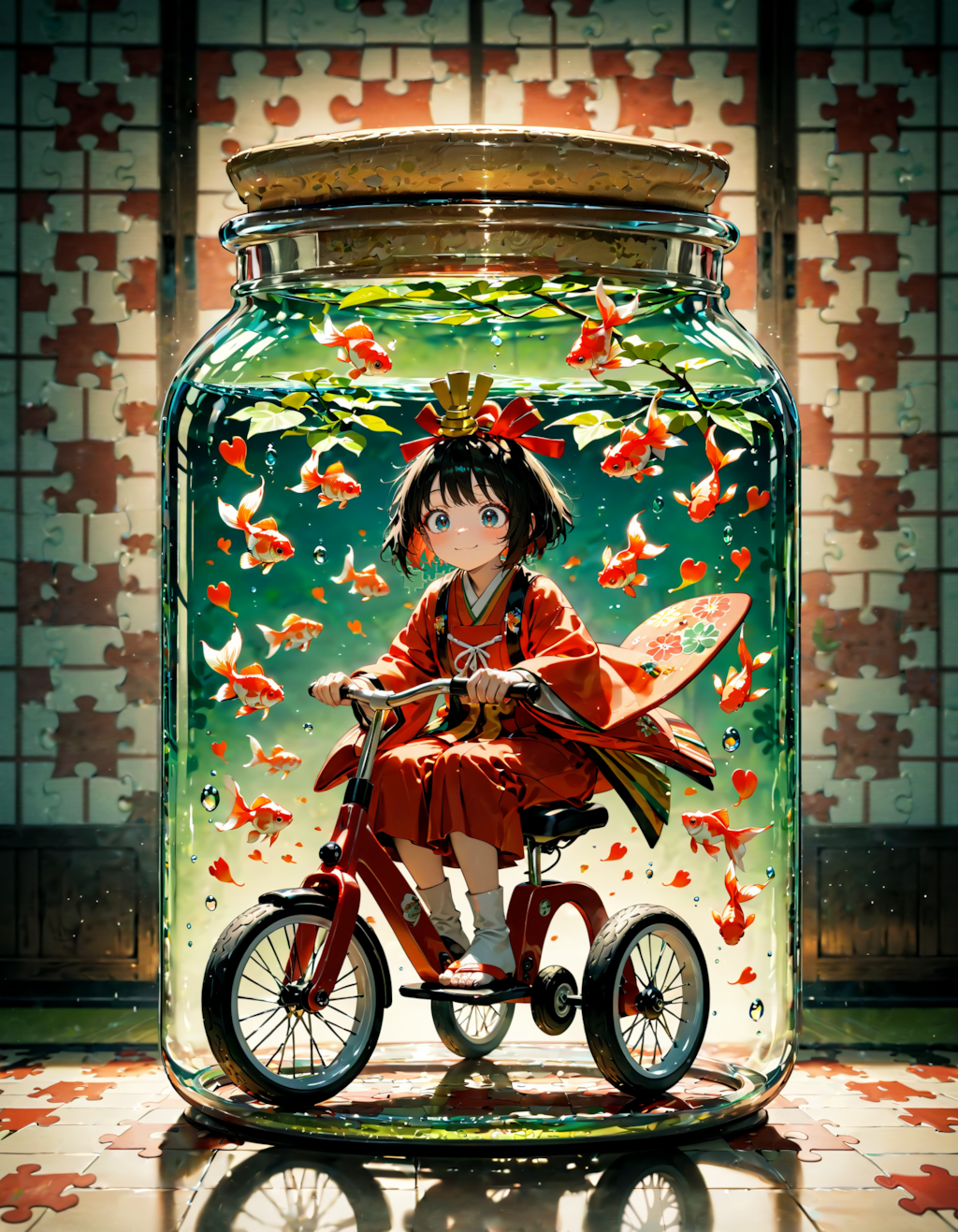 今日は何の日？　雛祭り・上巳・桃の節句。金魚の日。ジグソーパズルの日。三輪車の日