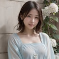 花庭の女性 3枚目