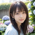 花庭の女性 7枚目