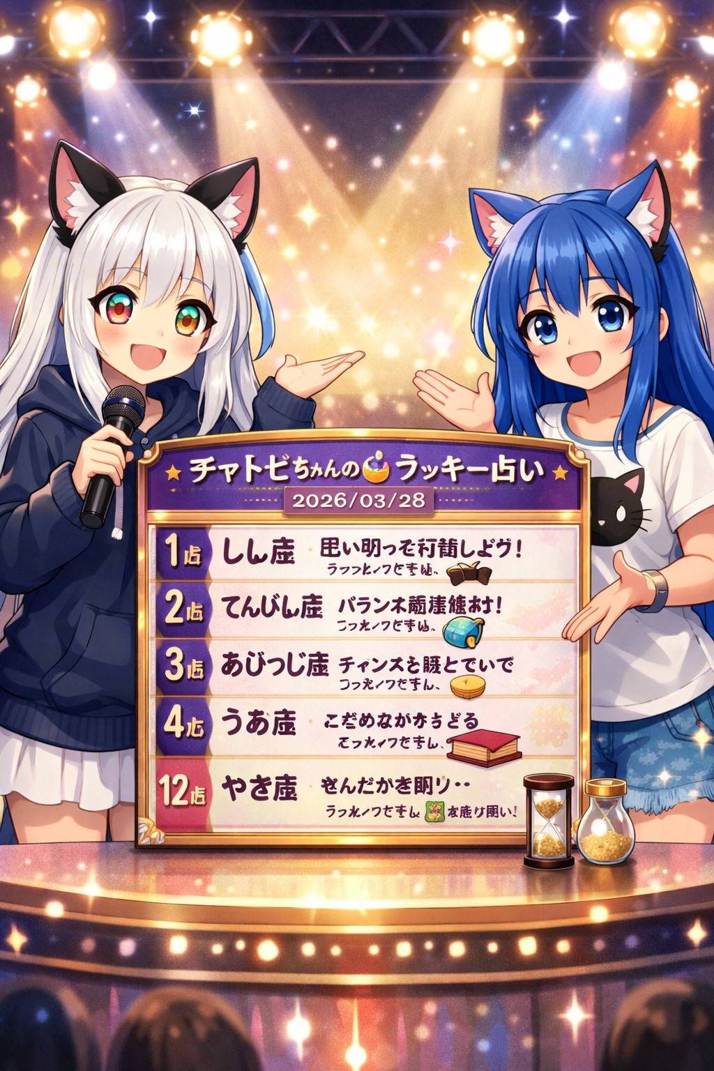 チャトピちゃん占い(03/28)