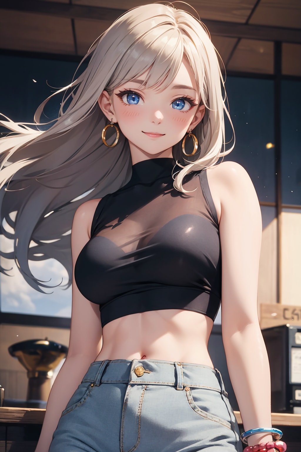 サマーブリーズ：風に揺れる美しさ | の人気AIイラスト・グラビア