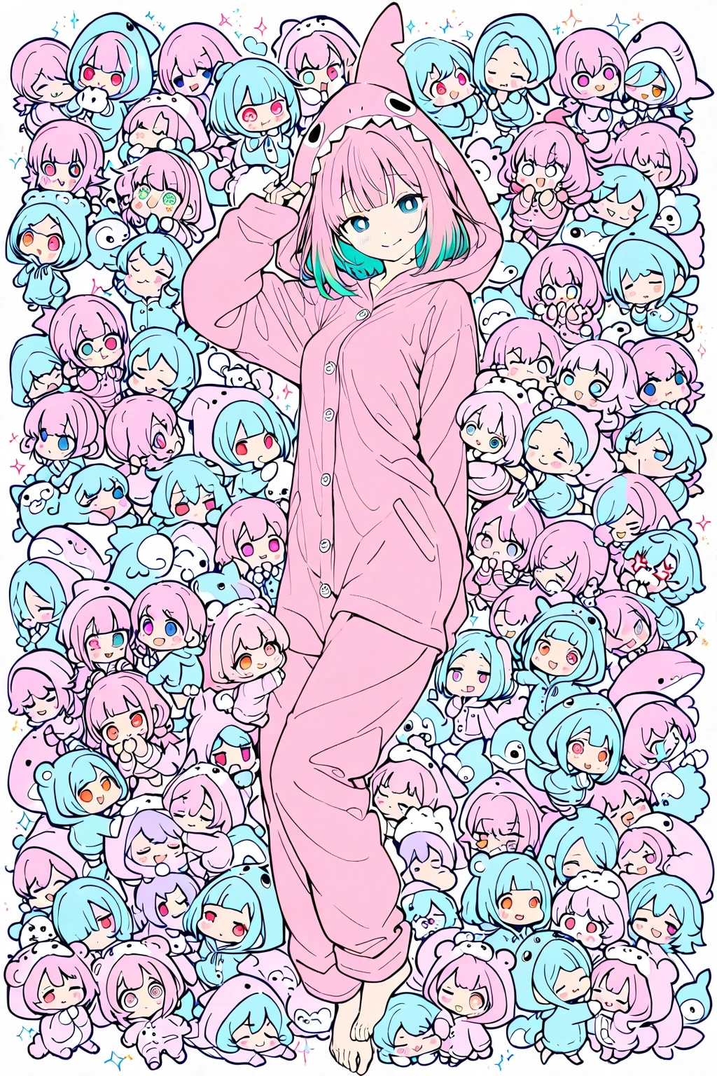 わっちゃわちゃ(集合体注意)