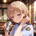 ジト目婦警さんとビール ～乾さつきのドライな日常～ Z612 3枚目