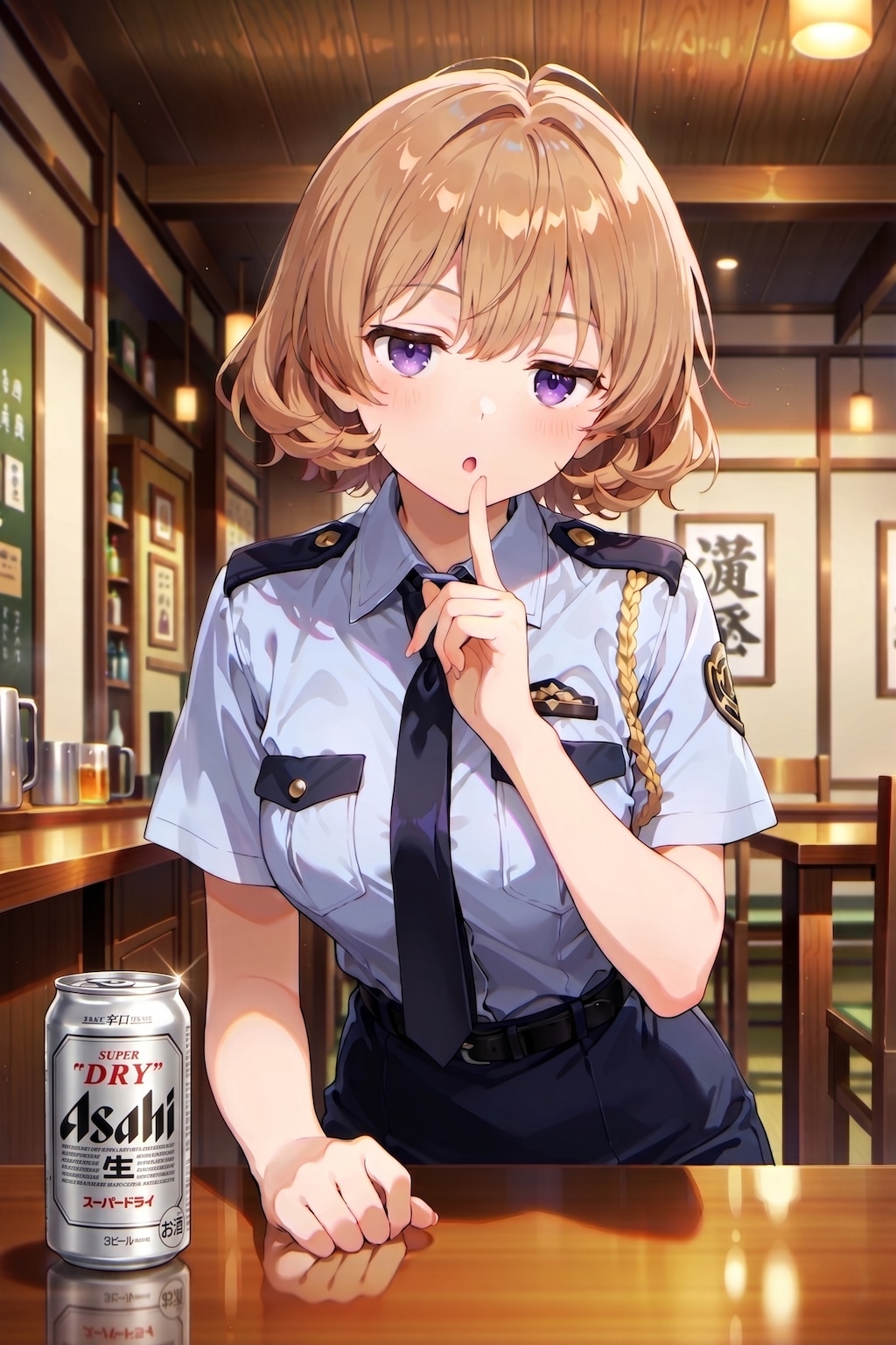 ジト目婦警さんとビール ～乾さつきのドライな日常～ Z612