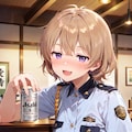 ジト目婦警さんとビール ～乾さつきのドライな日常～ Z612 6枚目