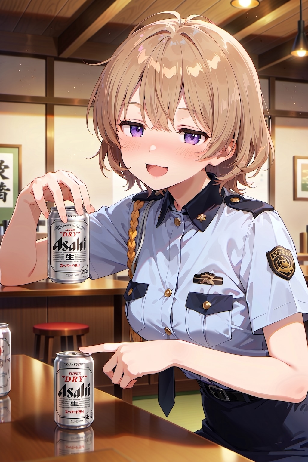 ジト目婦警さんとビール ～乾さつきのドライな日常～ Z612