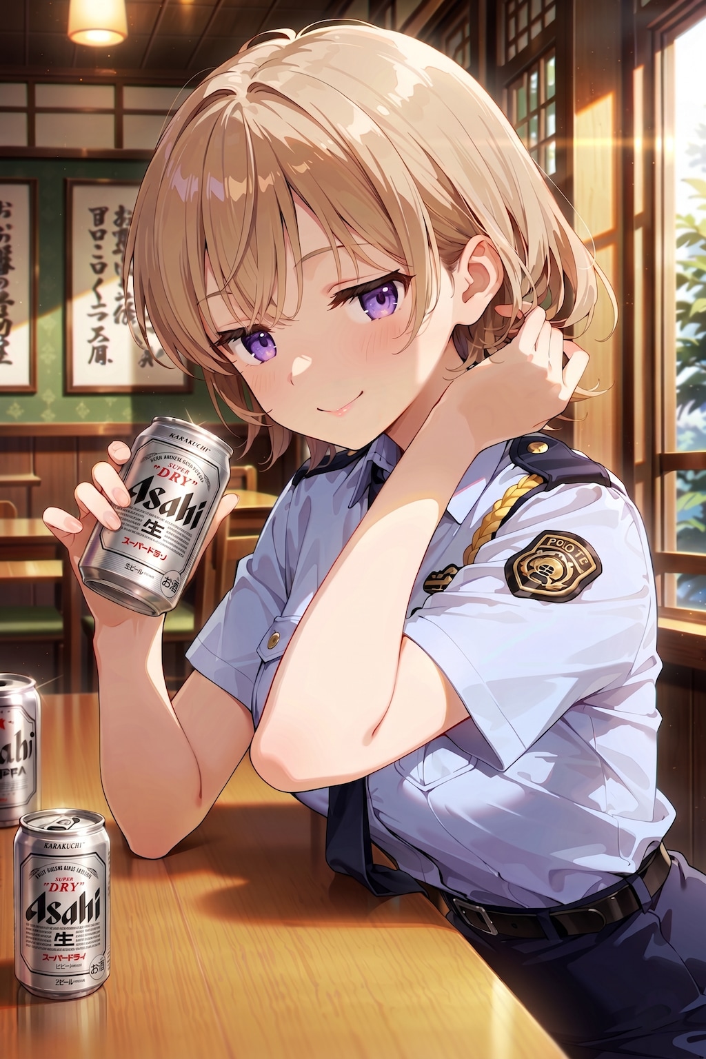 ジト目婦警さんとビール ～乾さつきのドライな日常～ Z612
