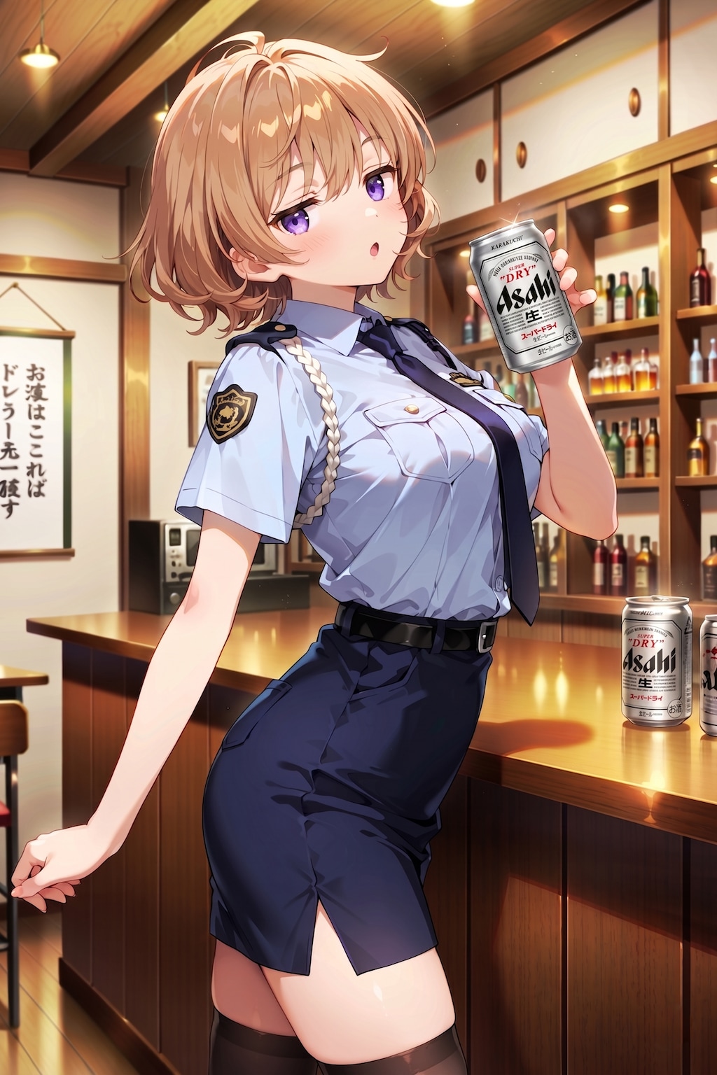 ジト目婦警さんとビール ～乾さつきのドライな日常～ Z612