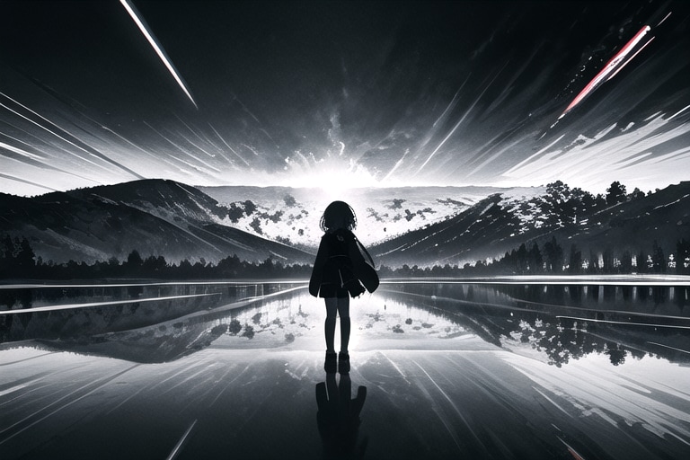 払暁 | の人気AIイラスト・グラビア