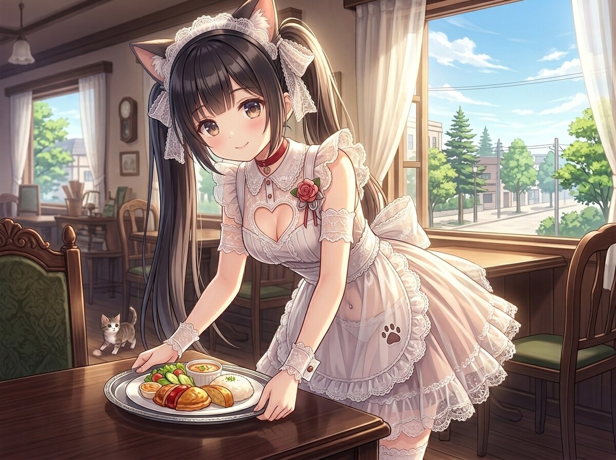黒ツイにゃん