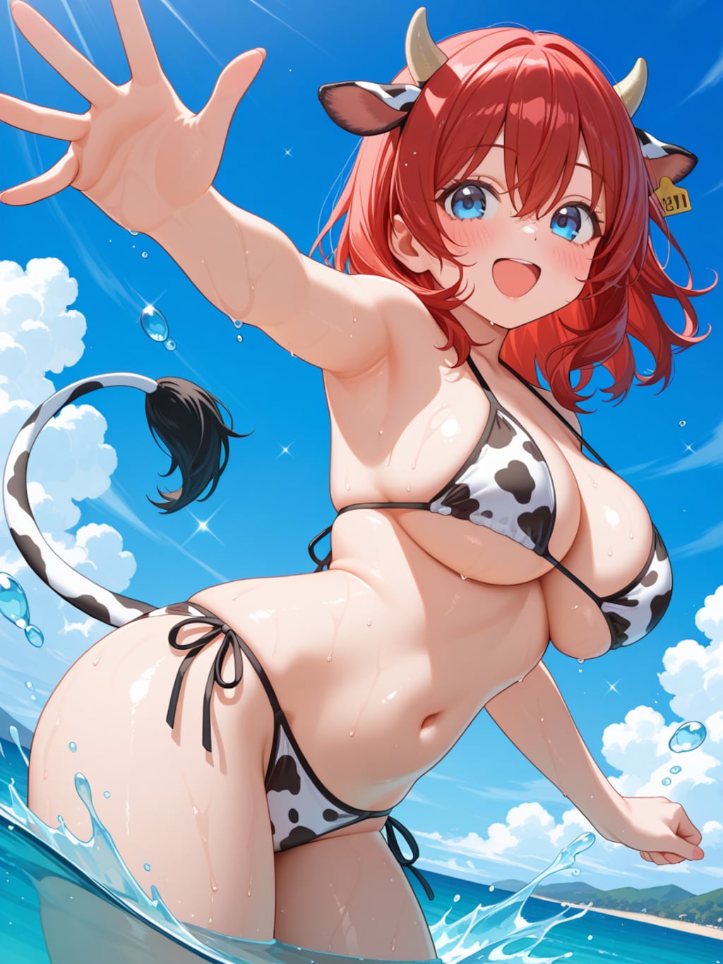 渚の牛ビキニ