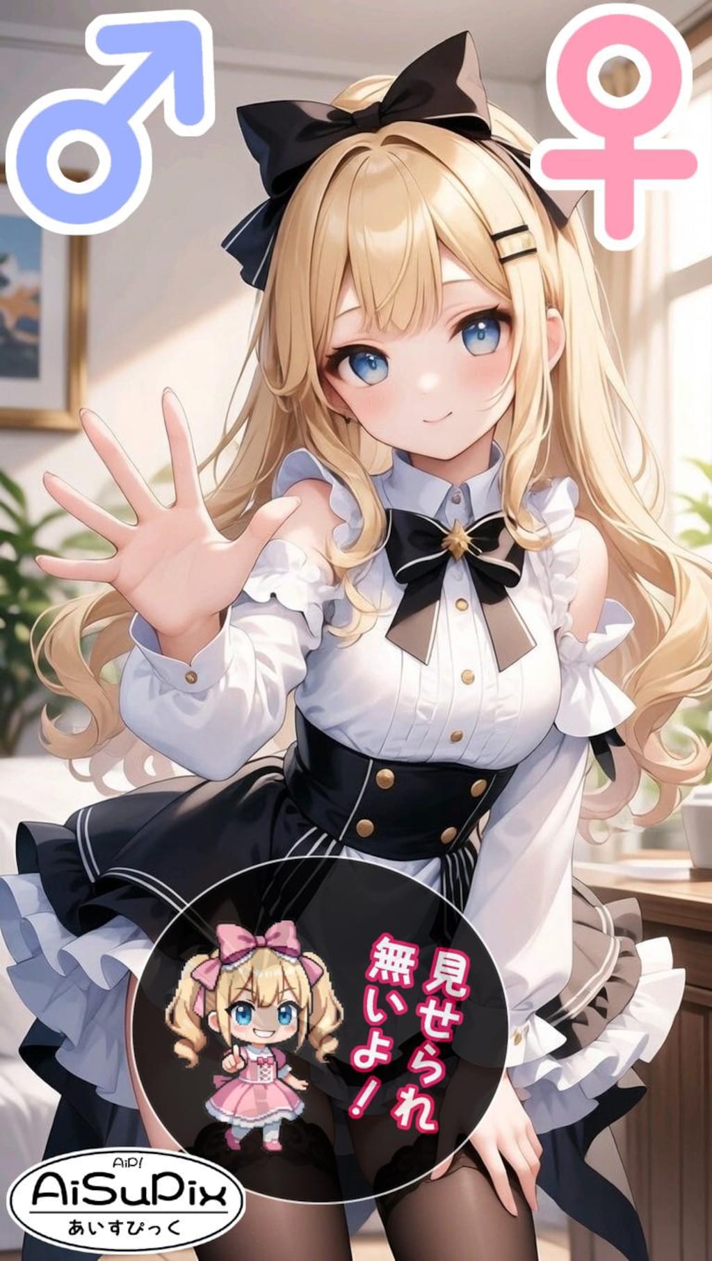 💙AiSuPix／可愛い金髪ゴスロリちゃん💙