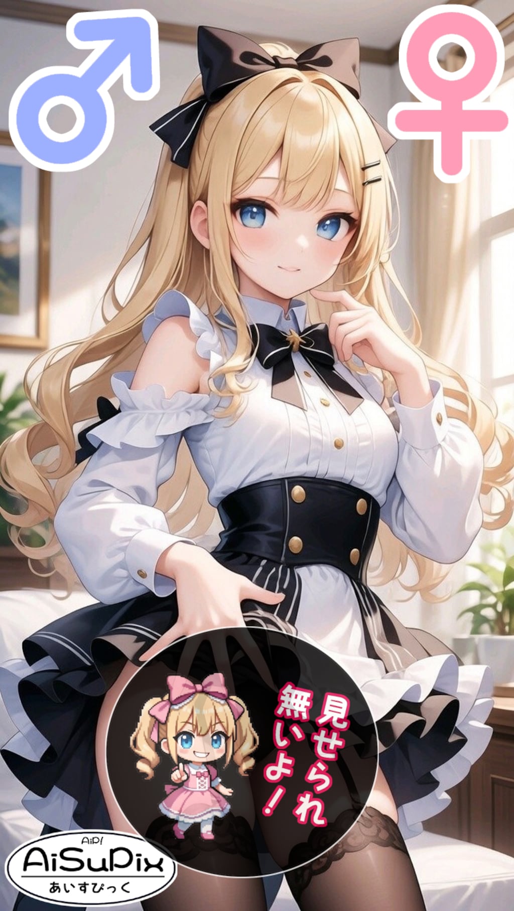 💙AiSuPix／可愛い金髪ゴスロリちゃん💙