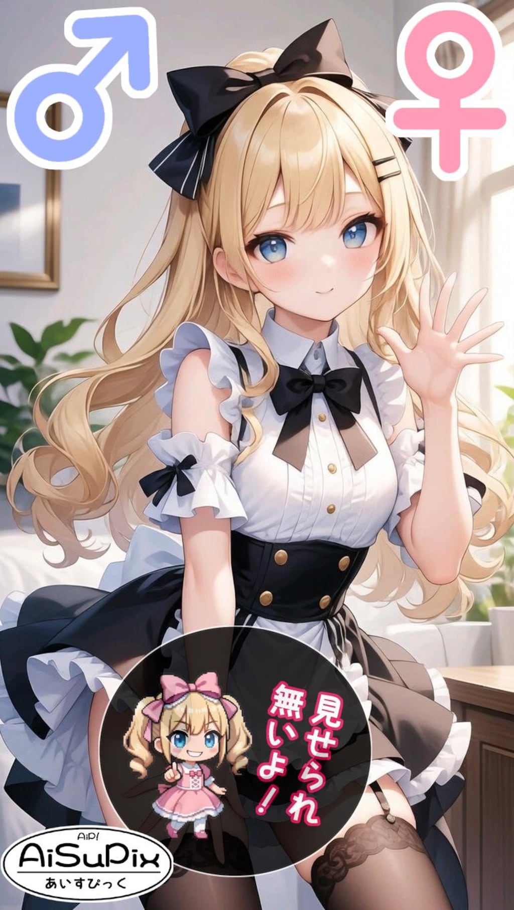 💙AiSuPix／可愛い金髪ゴスロリちゃん💙