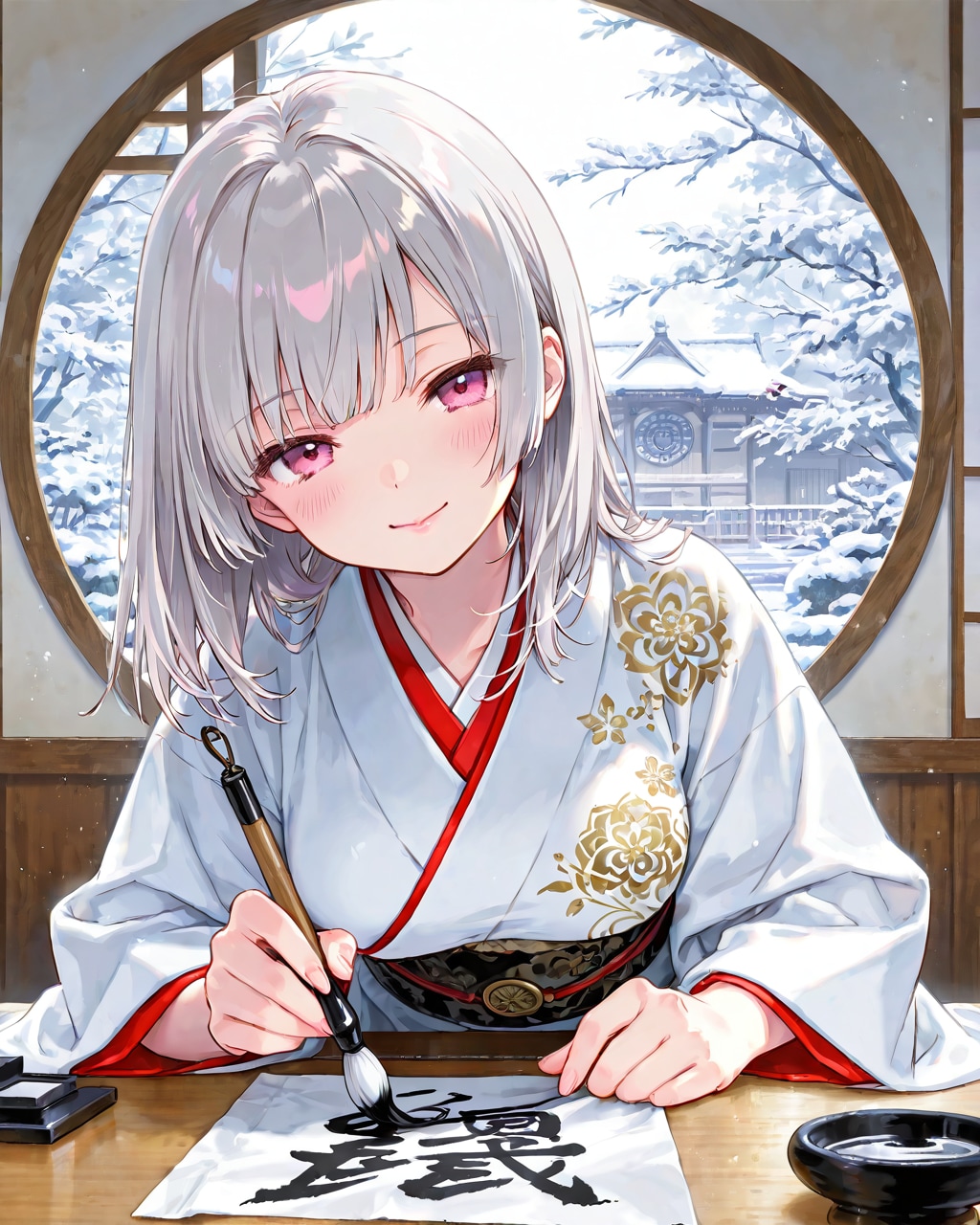 書き初め（おはよう#214）