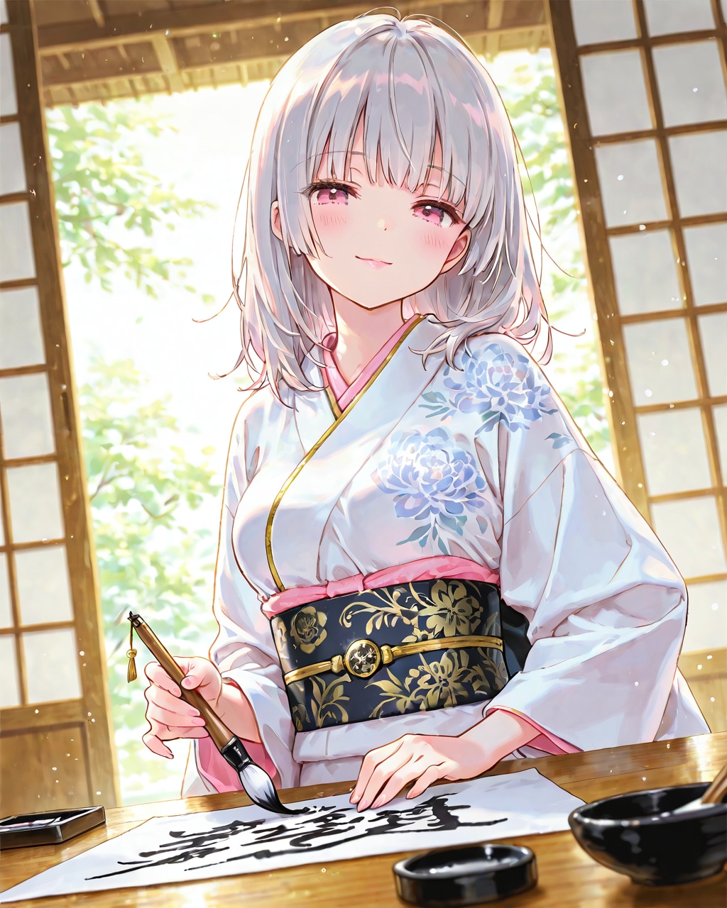 書き初め（おはよう#214）