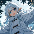 雪山でお散歩 2枚目