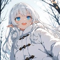 雪山でお散歩 3枚目