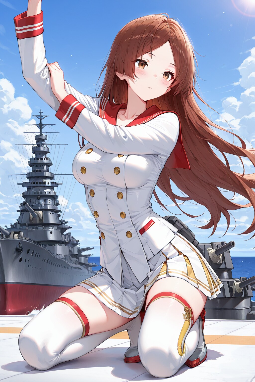 アーマーの点検中？