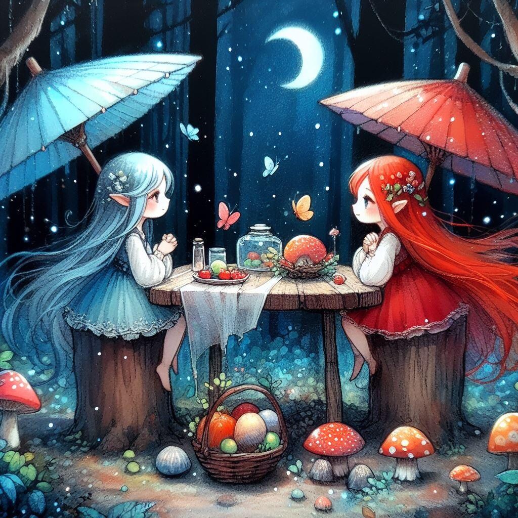 月夜の妖精さん