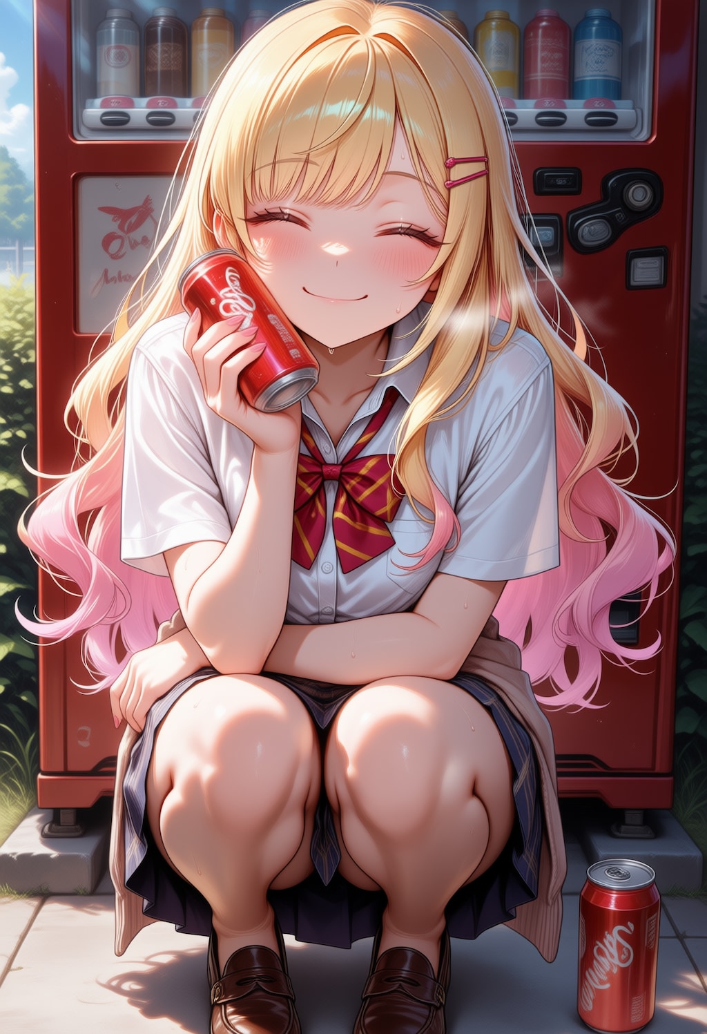 これ、つめた～くて生き返る～！