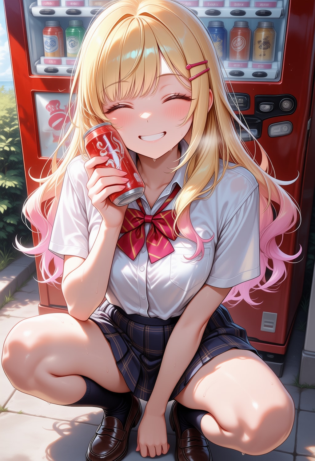 これ、つめた～くて生き返る～！