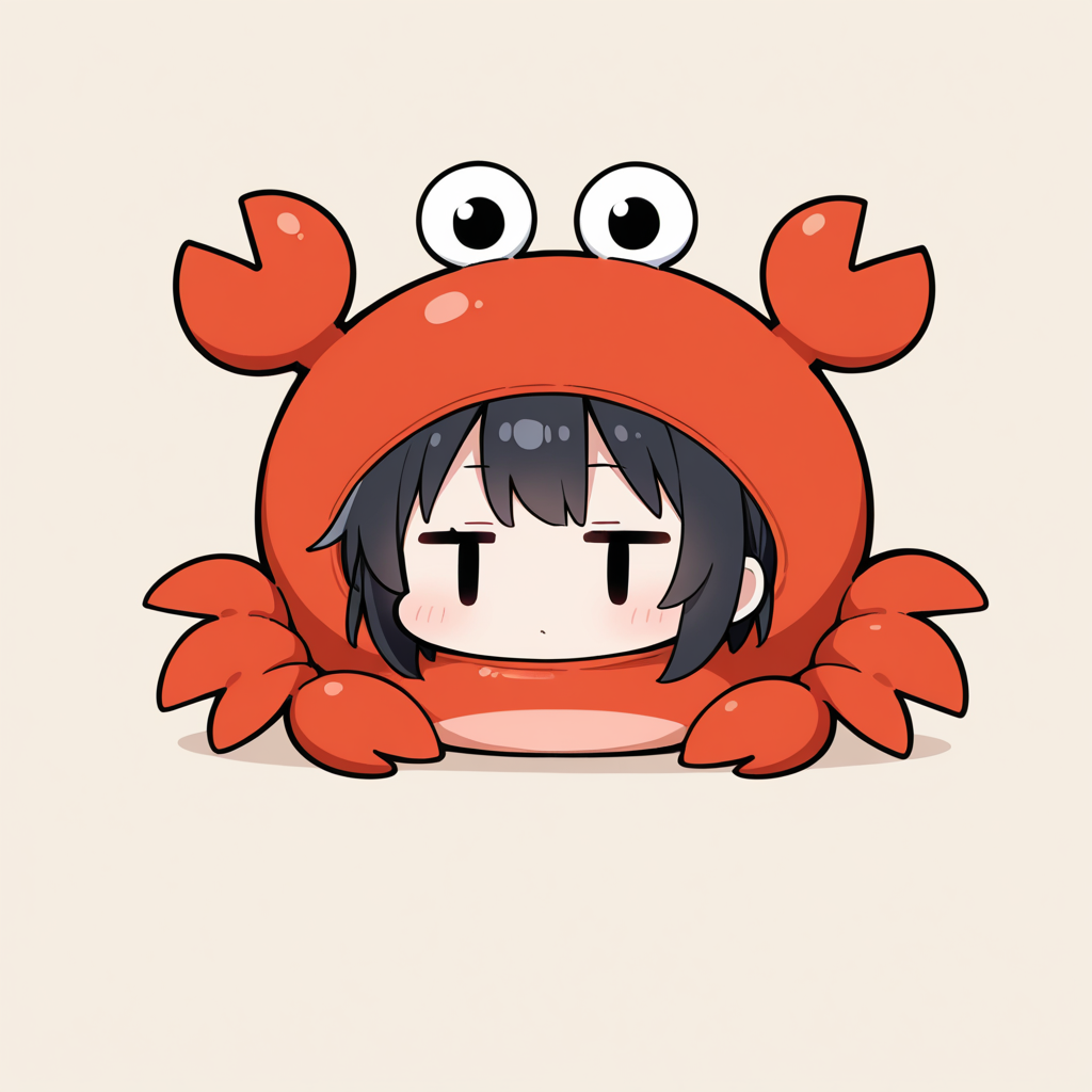 着ぐるみ着せ替え（カニ）