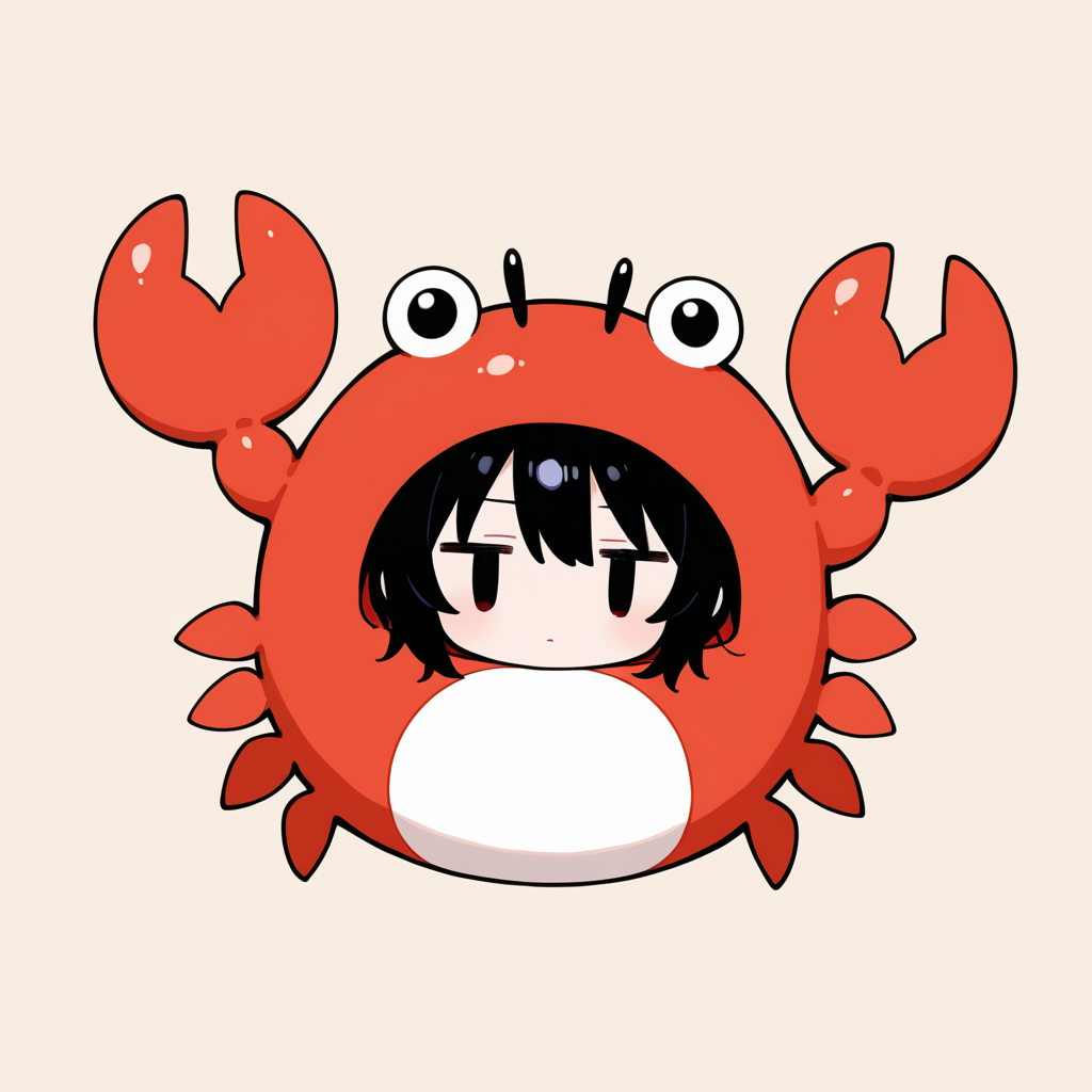 着ぐるみ着せ替え（カニ）