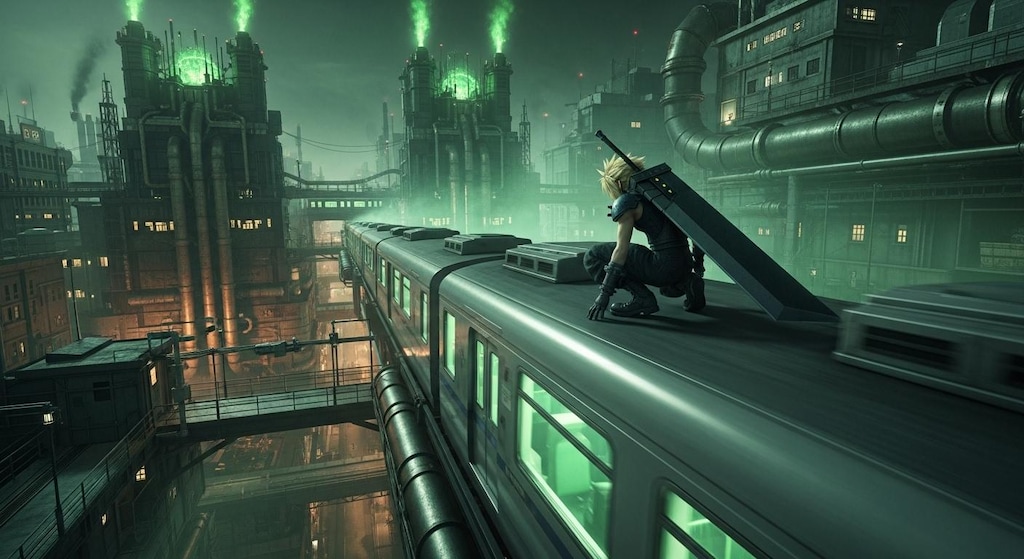 魔晄都市へ潜入