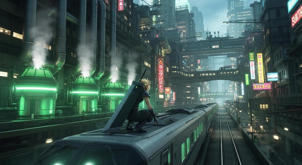 魔晄都市へ潜入