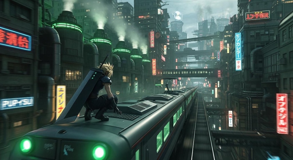 魔晄都市へ潜入