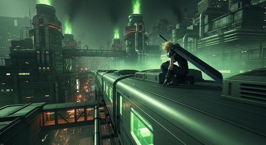 魔晄都市へ潜入