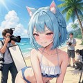初めての撮影で緊張です 2枚目
