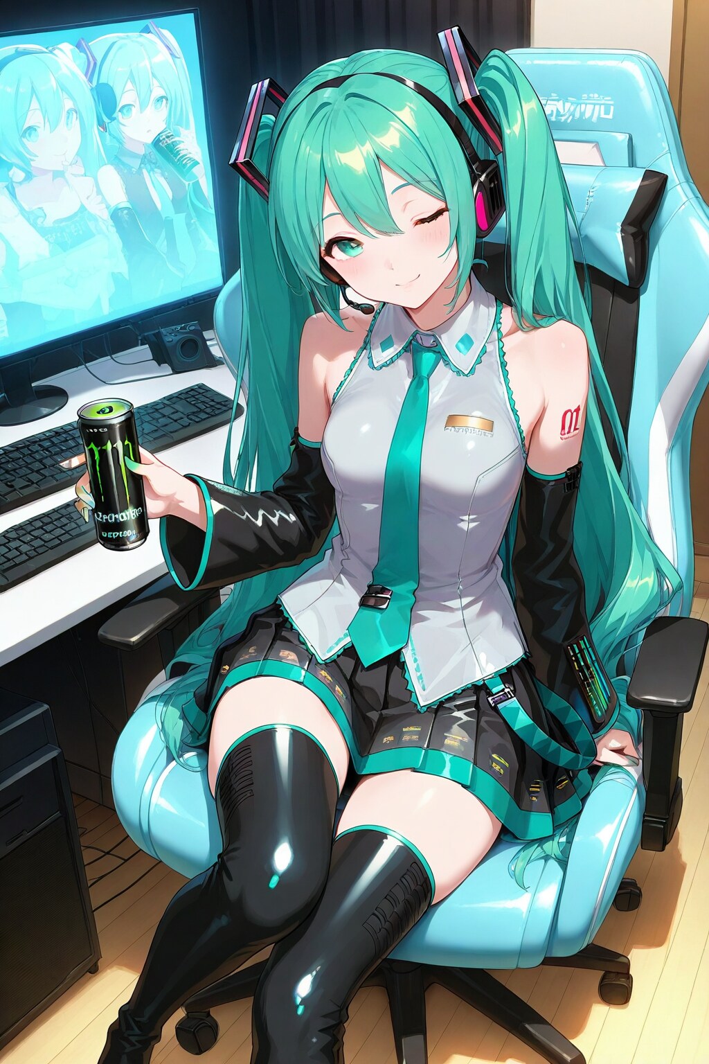 ミクとモンスターエナジー