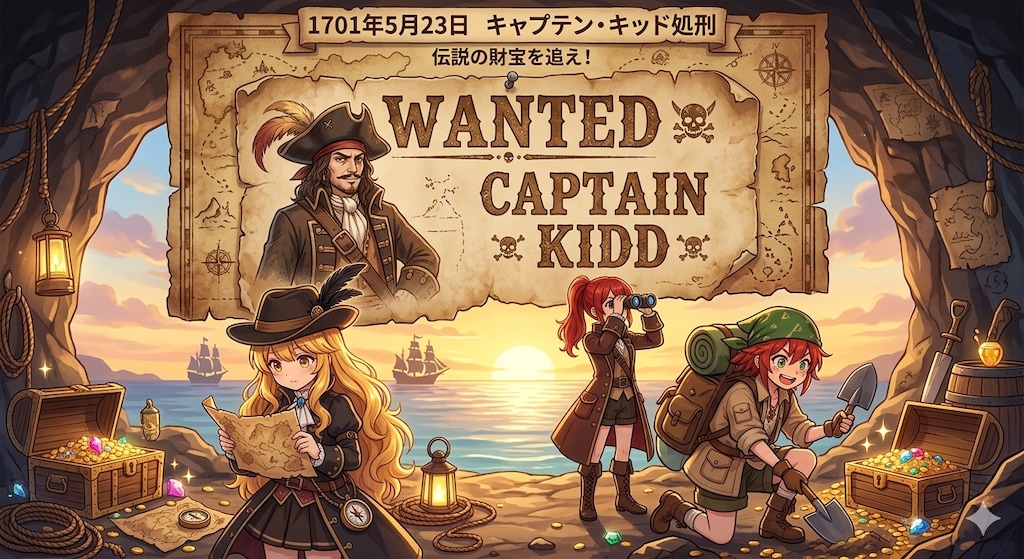 5月23日は海賊キャプテン・キッドが処刑された日