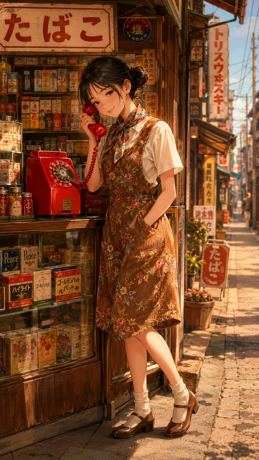 レトロなタバコ屋の風景