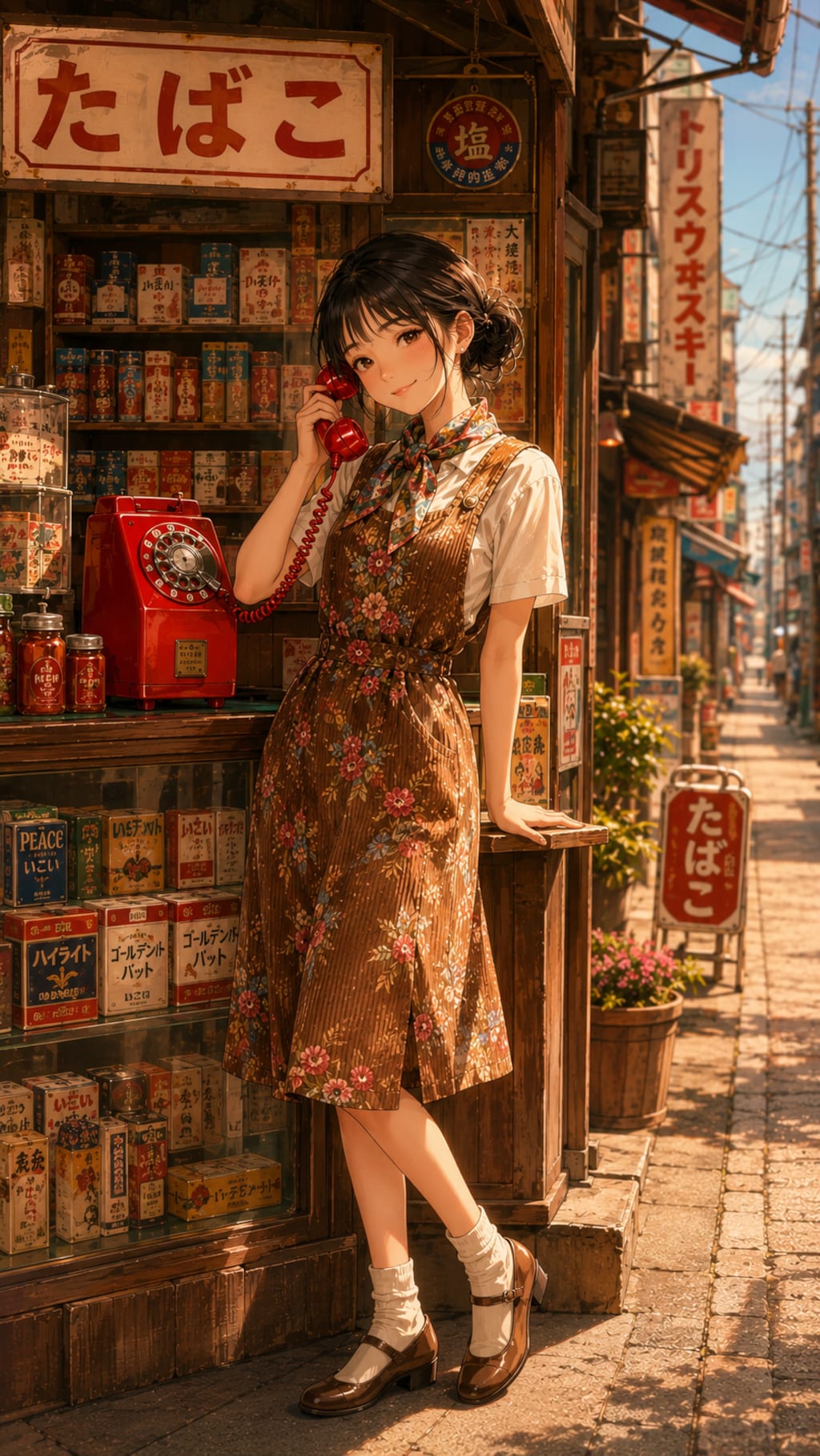 レトロなタバコ屋の風景