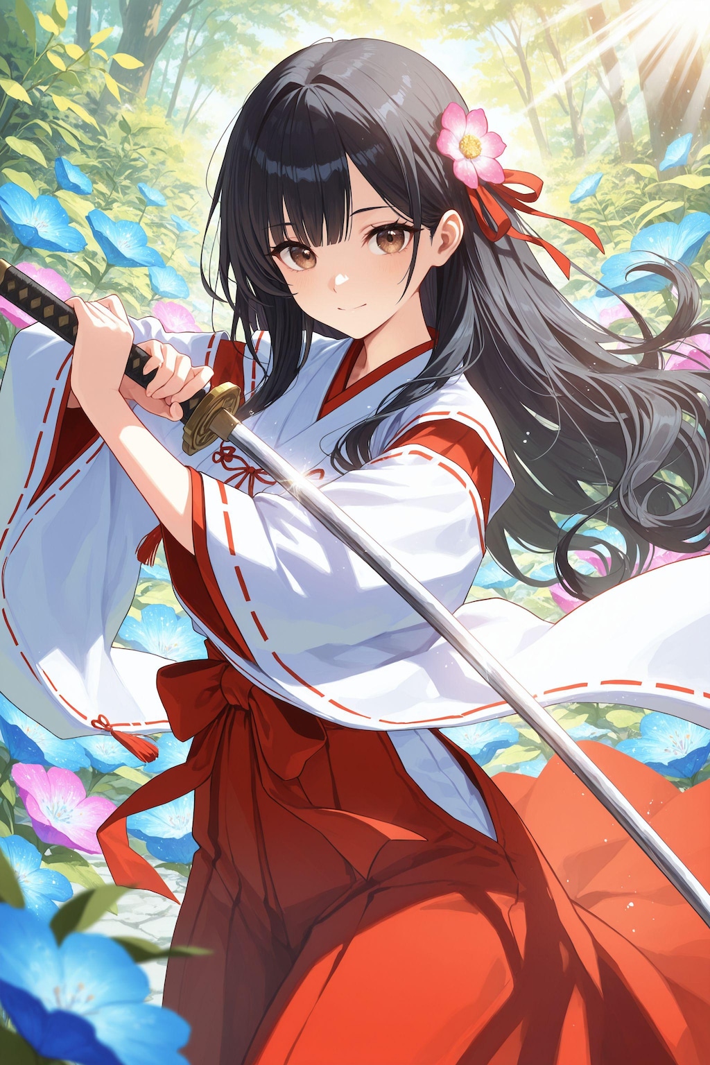 異世界神社の巫女さん（神楽さん）